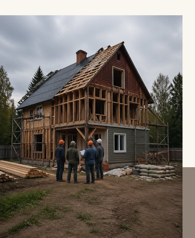 Реконструкция дачного дома в Ярославле под ключ с проектом