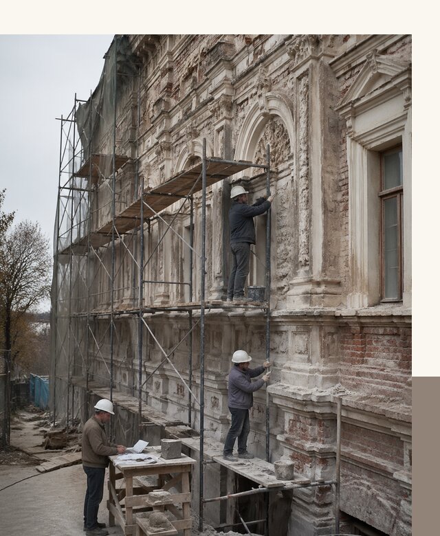 Реставрация объектов культурного наследия под ключ в Ярославле