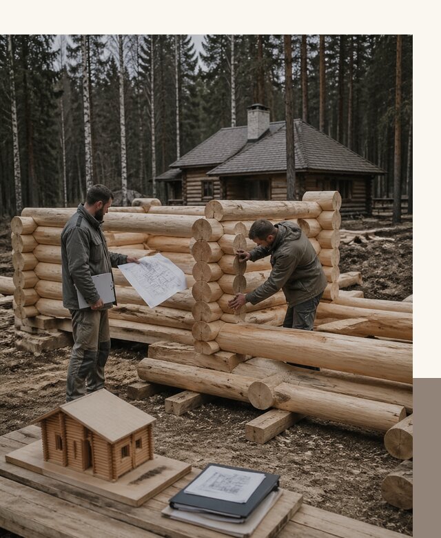 Проектирование и строительство домов из бревна в Ярославле